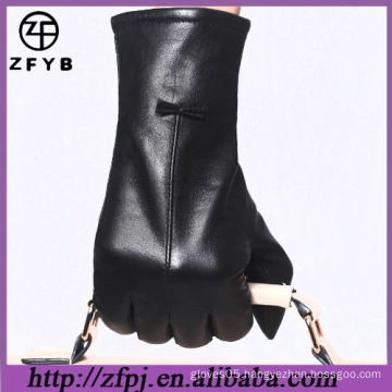 2014 hot sale girls dress real leather gloves